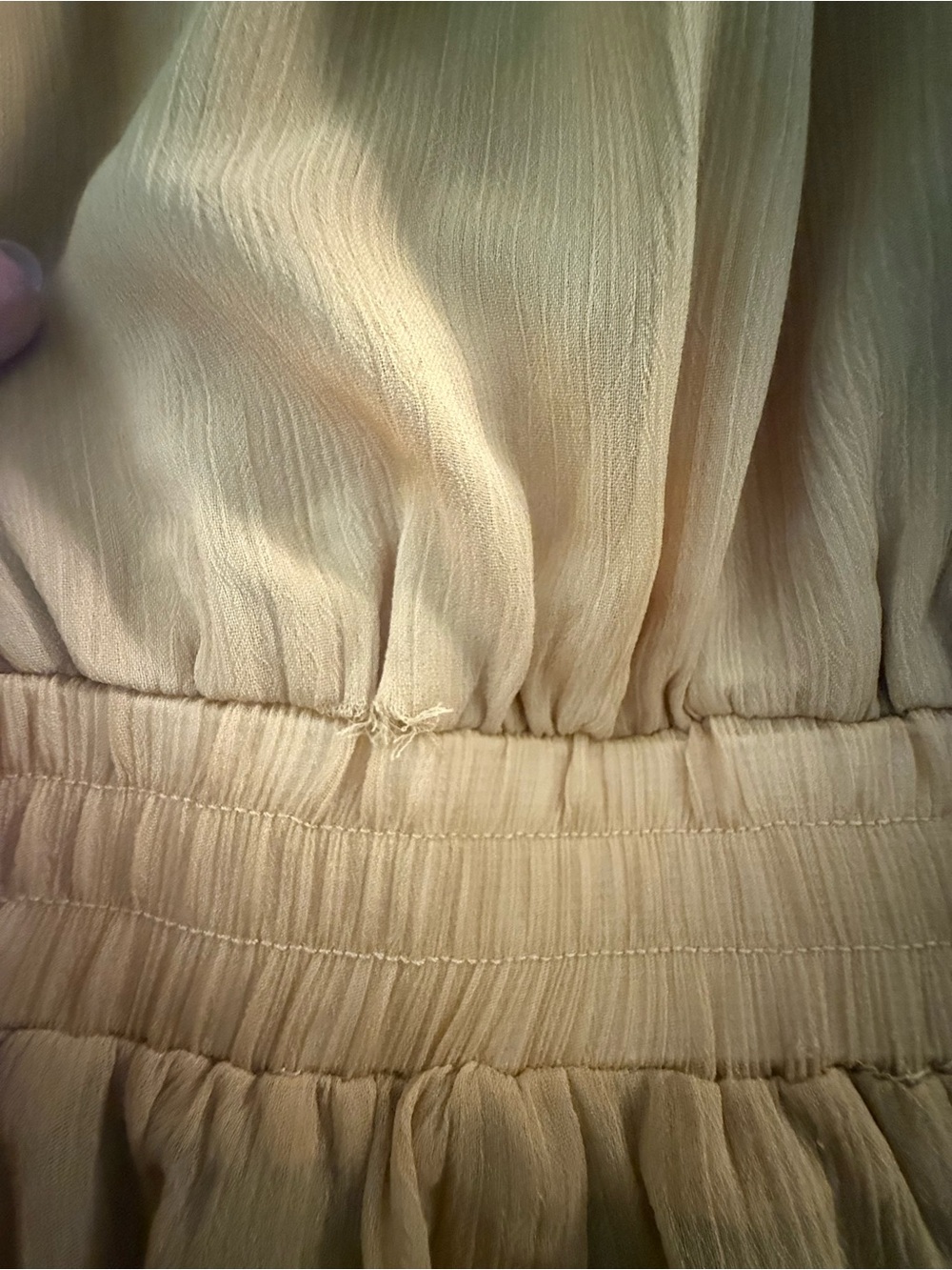 Endless Rose Yellow Off-Shoulder Ruffle Shorts - Picture 5 of 5